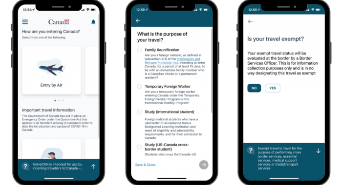 سامانه ArriveCAN