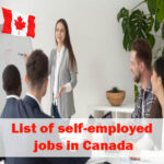 لیست مشاغل خود اشتغالی کانادا