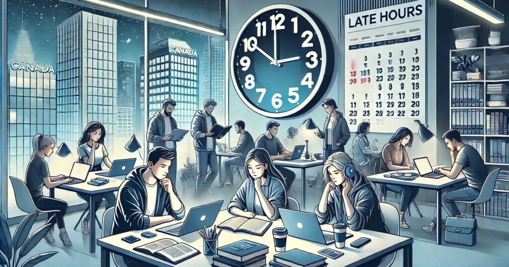 افزایش ساعات کاری دانشجویان در کانادا