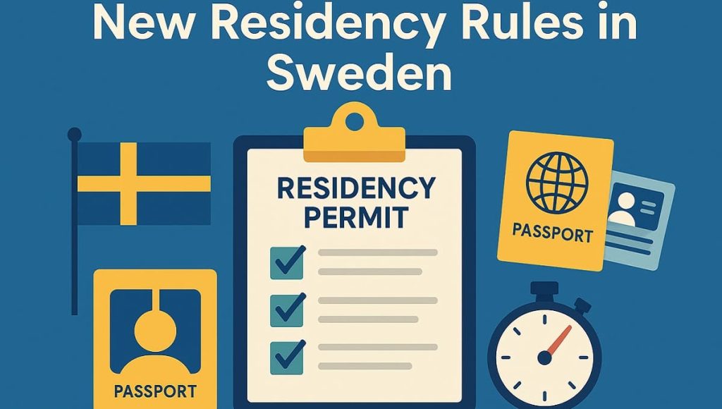 قوانین جدید اقامت در سوئد