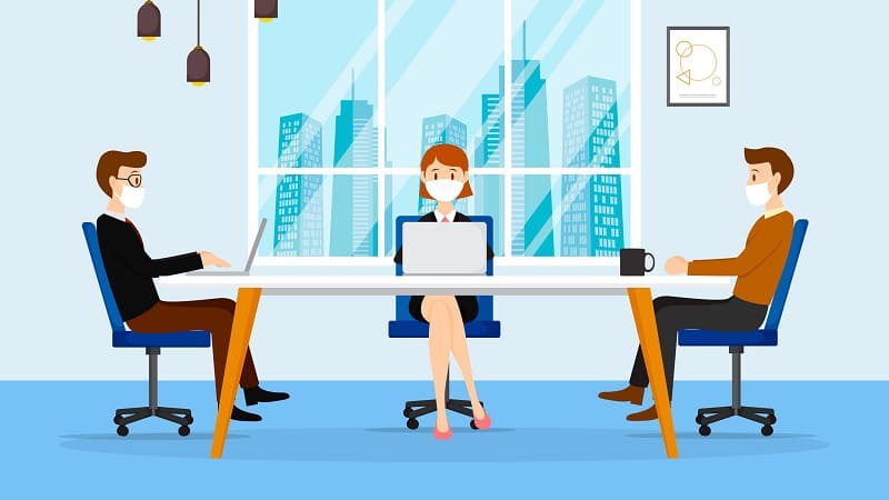 مصاحبه کاری در دفتر کاریابی بین‌المللی آرتا