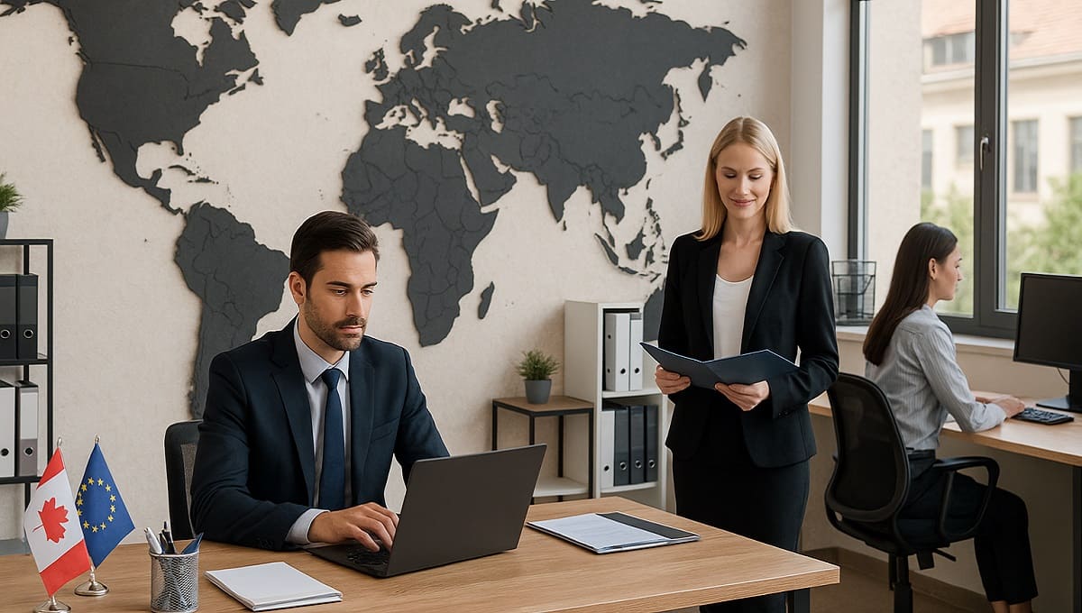 محیط کاری مدرن در دفتر بینالمللی آرتا در شیراز